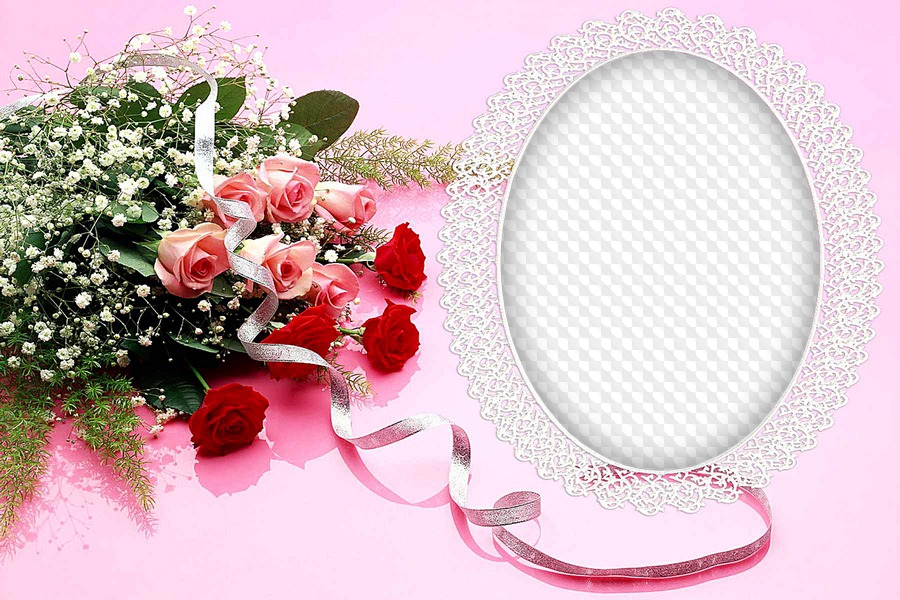 Marcos de rosas para boda